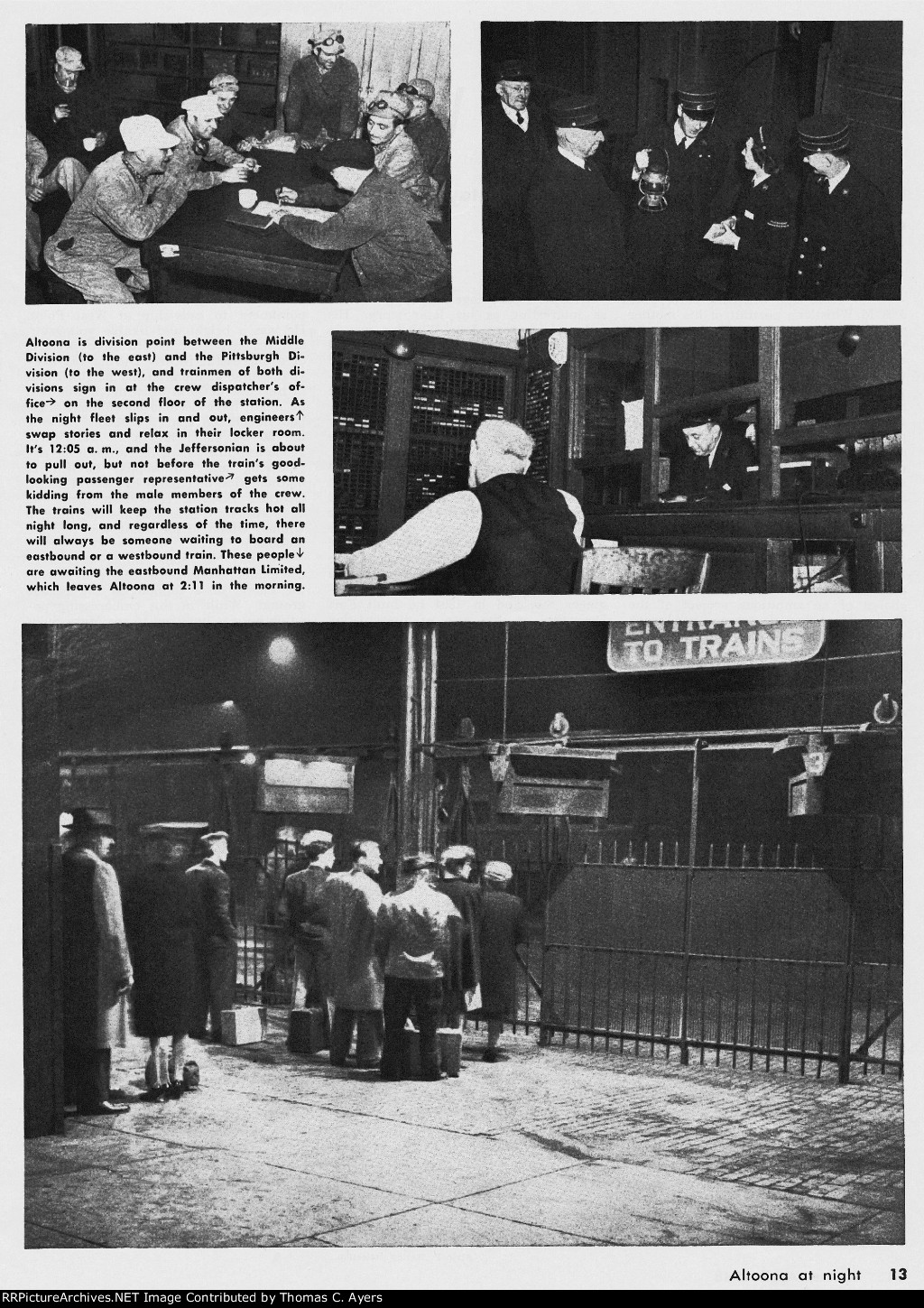 PRR "Altoona At Night, Page 13, 1948